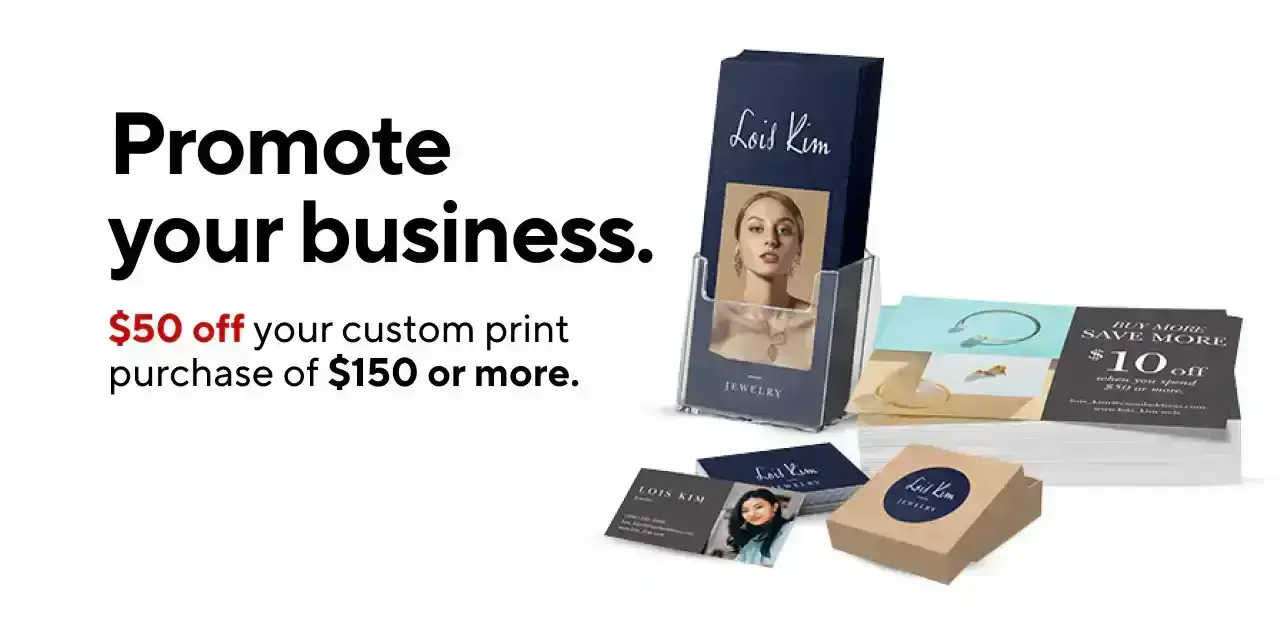 \\$50 off your print order of \\$150 or more.