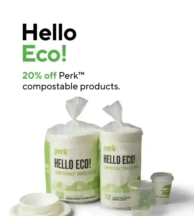 20% off Perk Sustainable Products