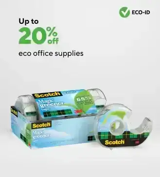 Eco-Friendly Office Supplies up to 20% off