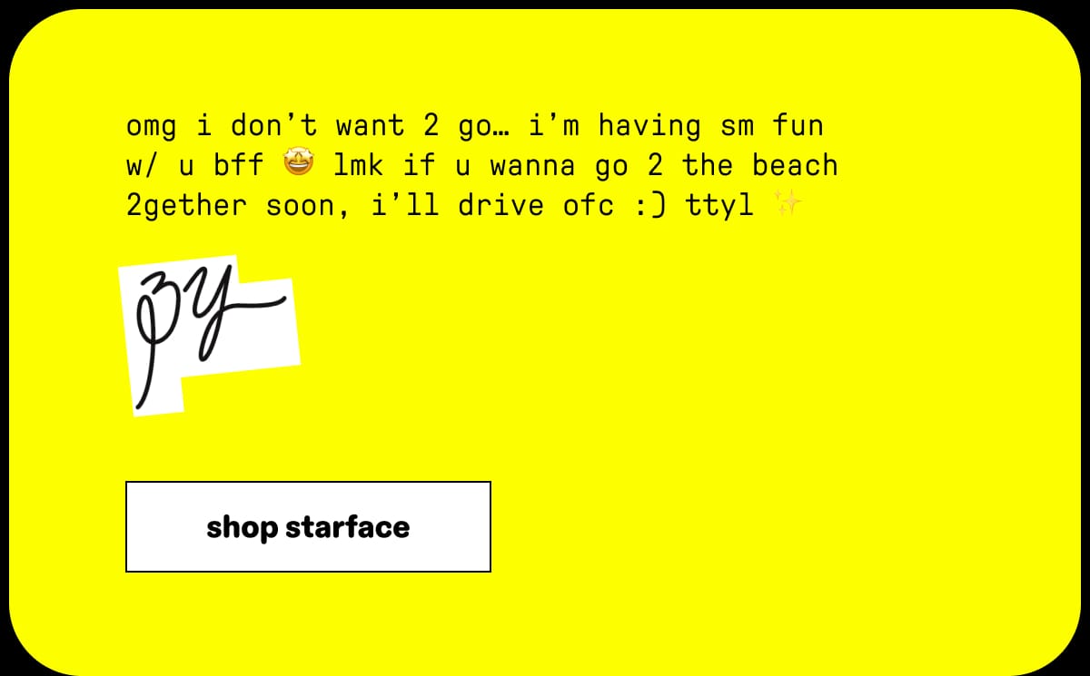 shop starface