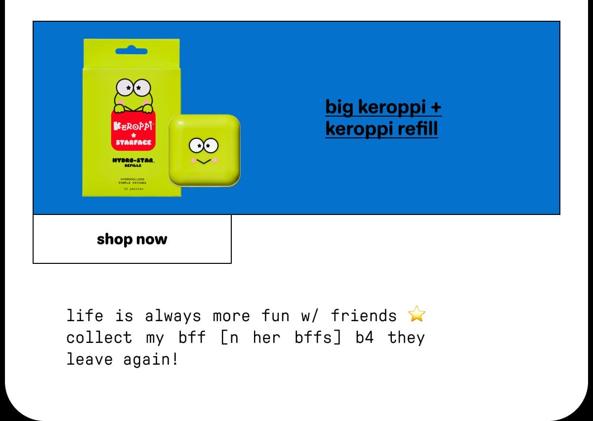 big keroppi + keroppi refill - shop now