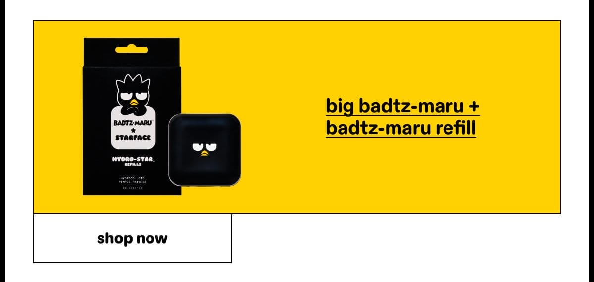 big badtz-maru + badtz-maru refill - shop now