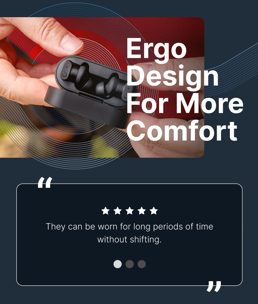 Ergo Design For More Comfort
