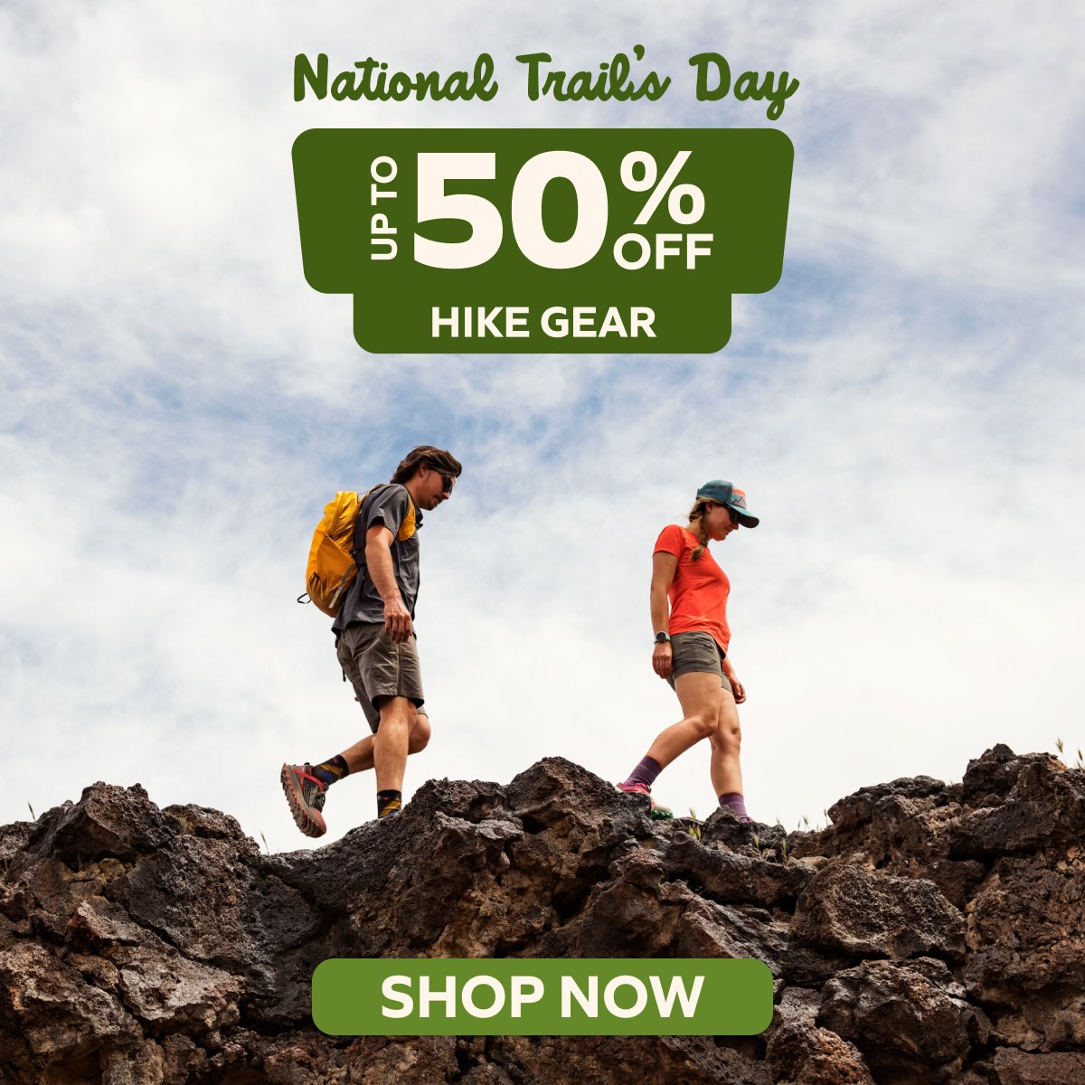 National Trails Day Hike Gear F1