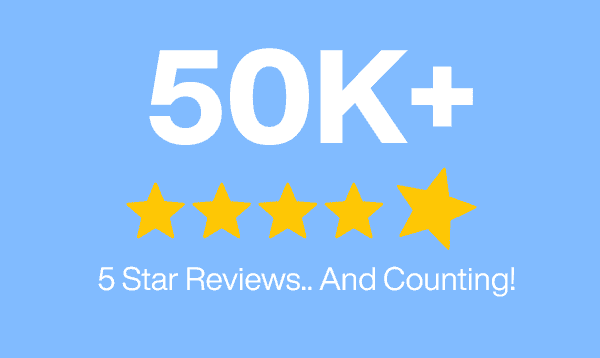 50K+ reviews