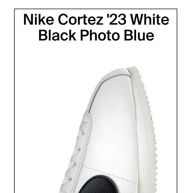 Nike Cortez '23 White Black Light Photo Blue