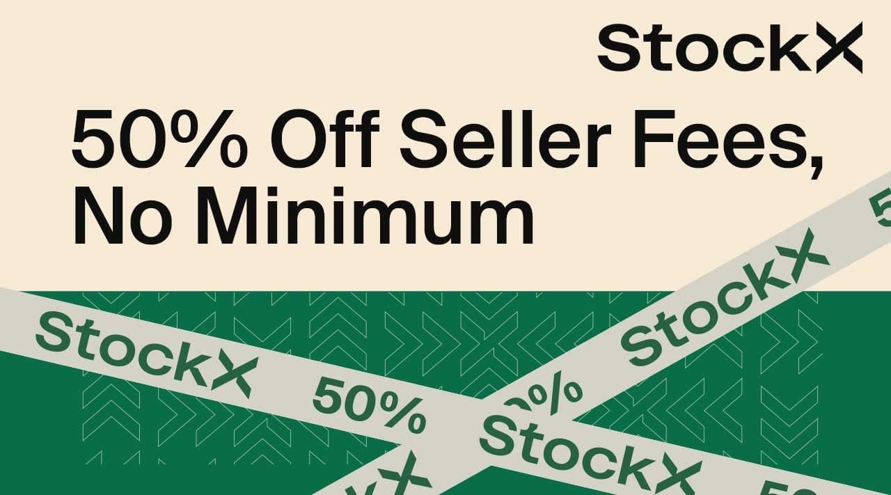 50% Off Seller Fees, No Minimum