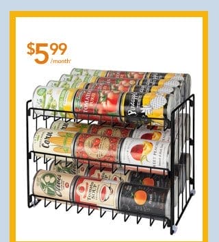 3-tier Stackable Can Rack Organizer