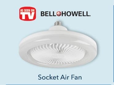 Bell + Howell Socket Breeze Air Fan