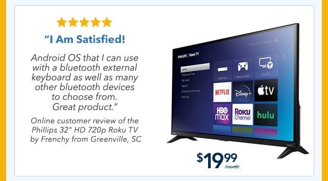 Phillips 32-inch HD 720p Roku TV