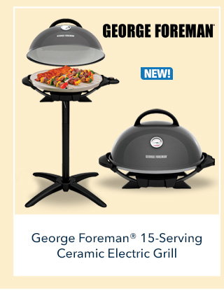 SGeorge Foreman® 15-Serving Ceramic Electric Grill