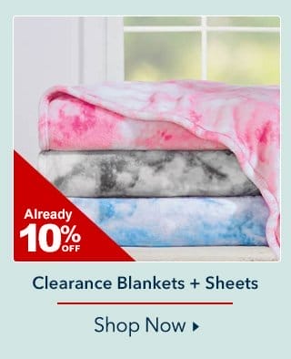 15% Off Clearance Blankets + Sheets with code BEDBATH. Shop Now.