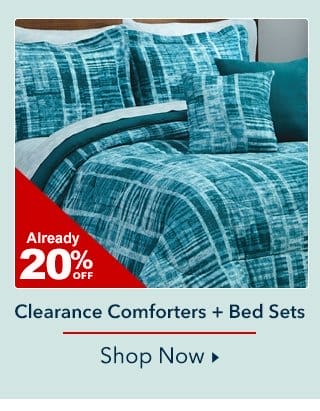 15% Off Clearance Comforters + Bed Sets with code BEDBATH. Shop Now.