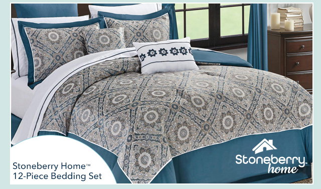 Stoneberry Home™ Hotel Collection 12-Pc. Bedding Set