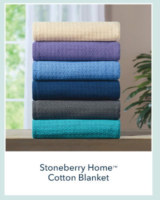 Stoneberry Home™ Cotton Blanket