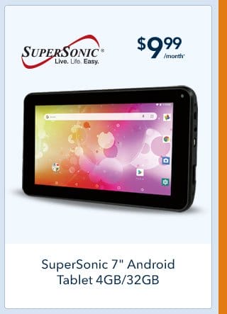 SuperSonic 7-inch Android Tablet 4GB/32GB