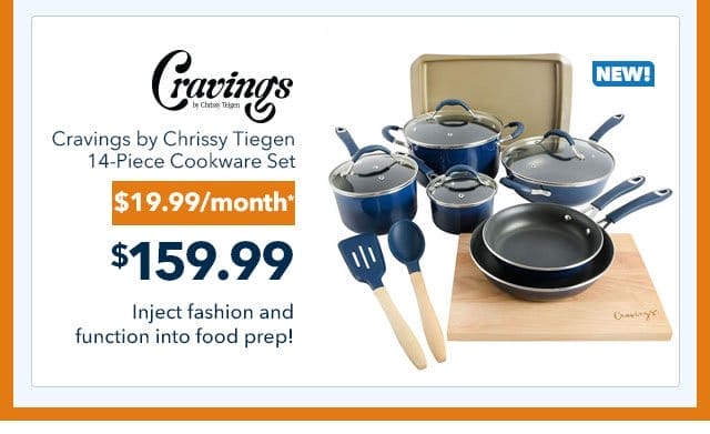 Cravings by Chrissy Tiegen 14-Piece Cookware Set