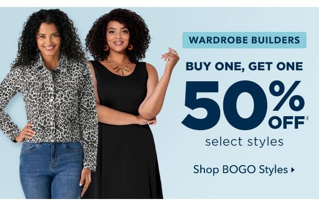 Buy One, Get One 50% Off Select Wardrobe Builders