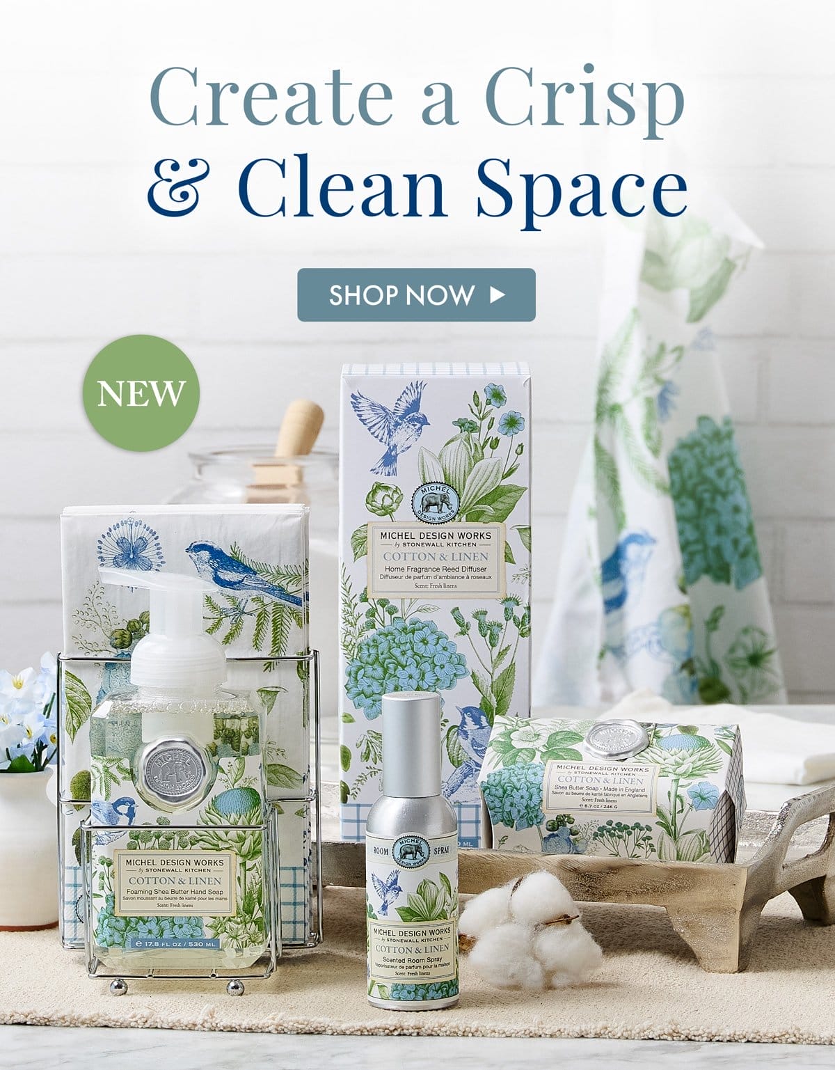 Create a Crisp and Clean Space - Shop Now