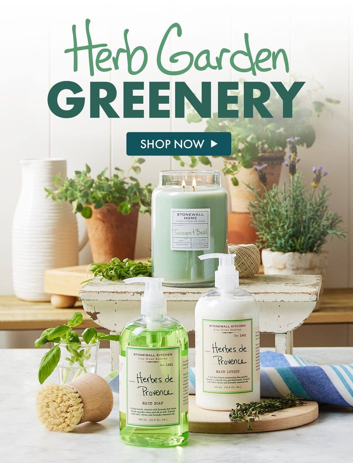 Herb Garden Greenery - Shop Now