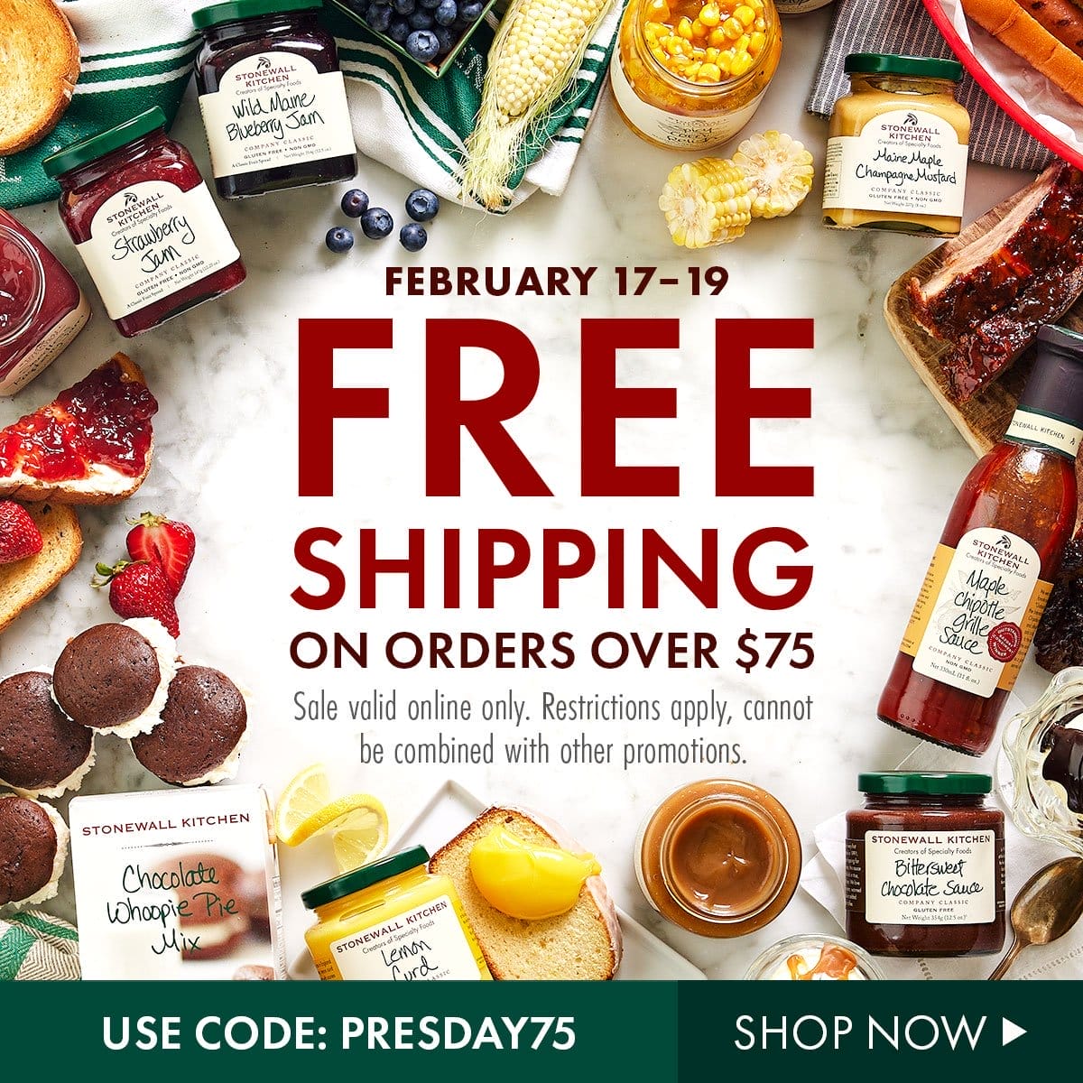 Free shipping on orders over \\$75 - Shop Now