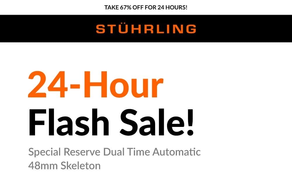 24-Hour Flash Sale!