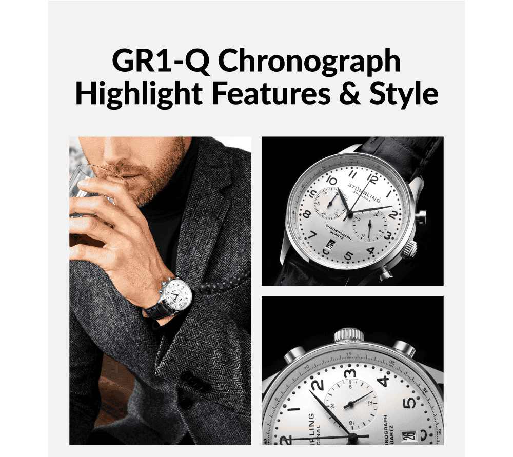 GR1-Q Chronograph Highlight Features & Style