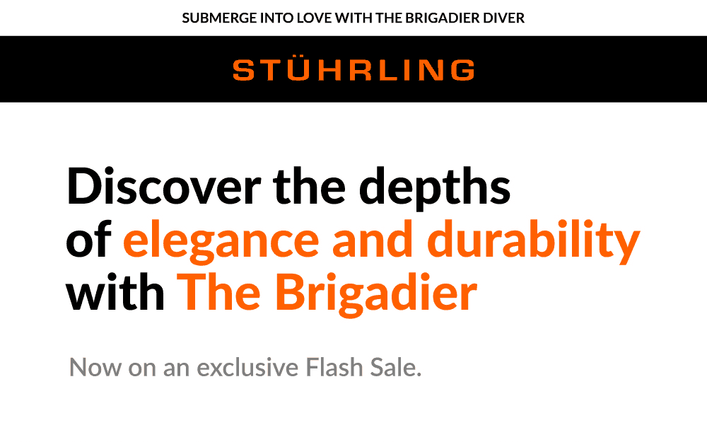 Discover the depths of elegance and durability with The Brigadier, now on an exclusive Flash Sale. Get yours for only \\$82 instead of \\$295!