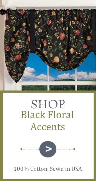 Black Floral Accents, A Customer Fave 