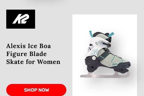K2 Sports Alexis Ice Boa Figure Blade Skate for Women