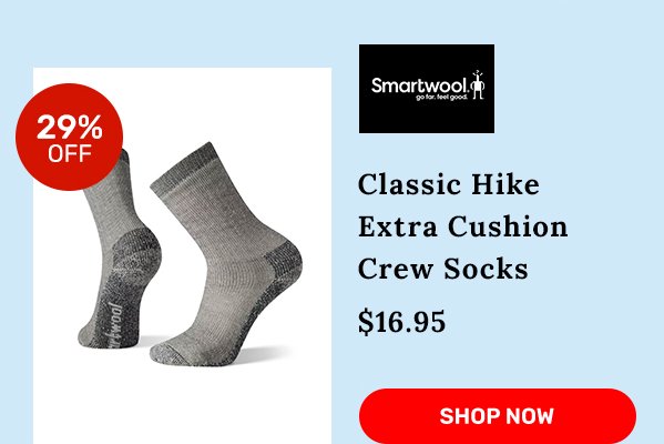 Smartwool Classic Hike Extra Cushion Crew Socks
