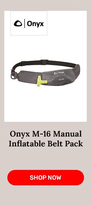 Onyx M-16 Manual Inflatable Belt Pack
