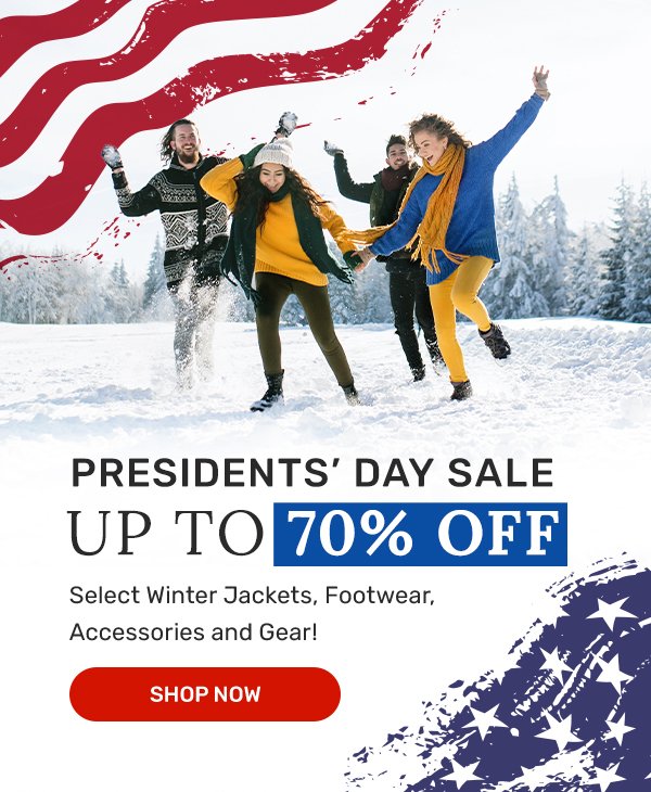 Presidents' Day Sale - SHOP NOW