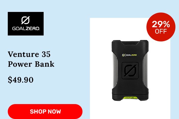 Goal Zero Venture 35 Power Bank - SHOP NOW