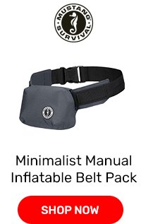 Mustang Survival Minimalist Manual Inflatable Belt Pack | Shop Now