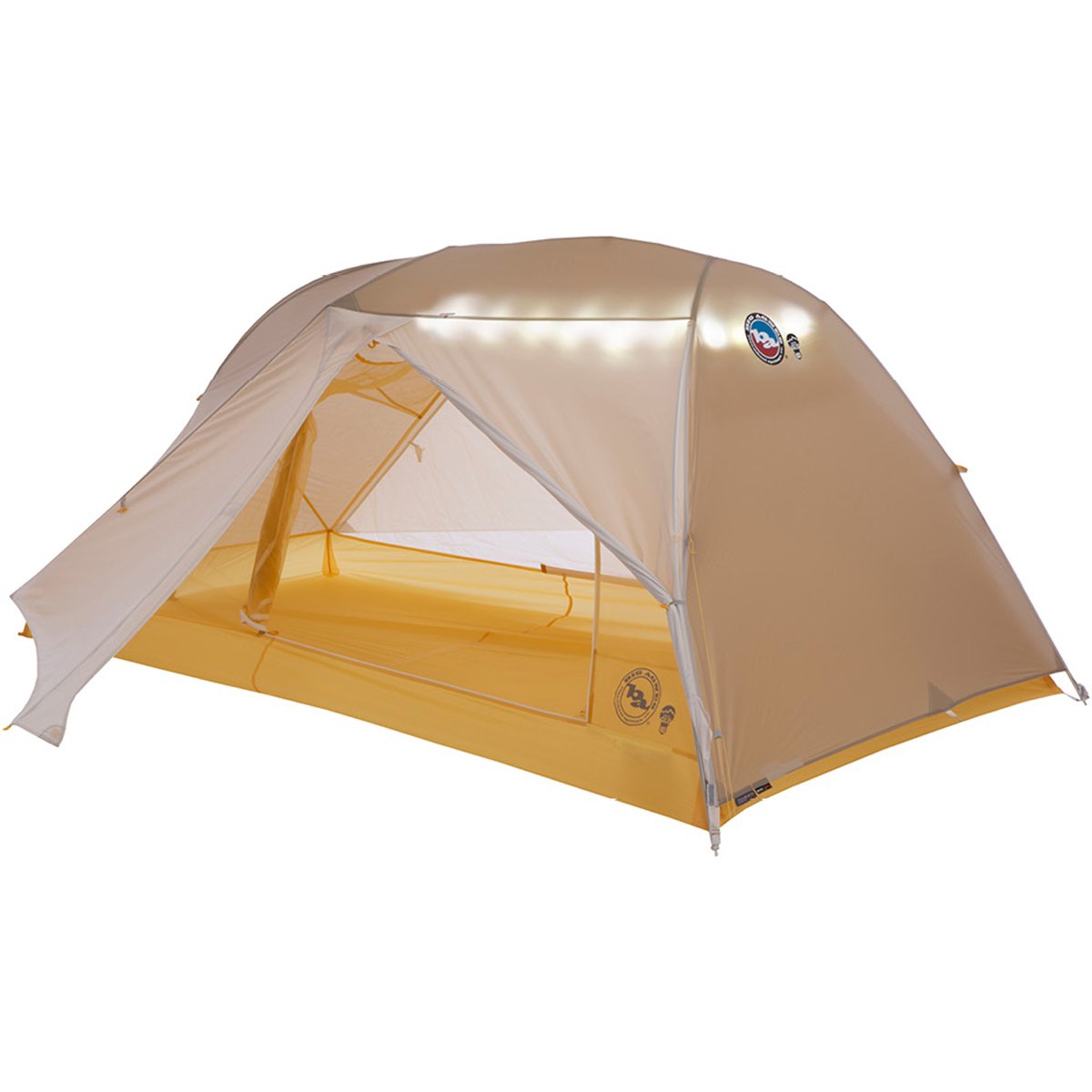 Big Agnes Tiger Wall UL2, mtnGLO, Solution-Dye Fabric, Three-season, 2-person, Ultralight Tent