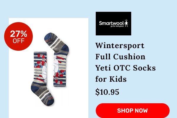 SmartWool Wintersport Full Cushion Yeti OTC Socks for Kids