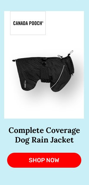 Canada Pooch Complete Coverage Dog Rain Jacket