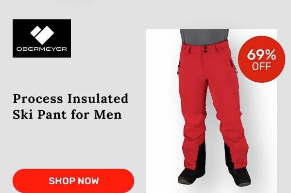 Obermeyer Process Insulated Ski Pant for Men