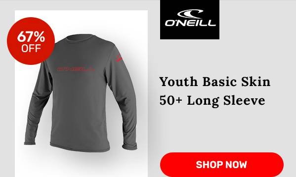 O'Neill Youth Basic Skin 50+ Long Sleeve