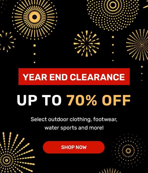 YEAR END CLEARANCE UP TO 70% OFF - SHOP NOW