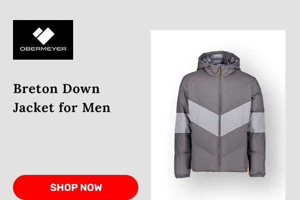 Obermeyer Breton Down Jacket for Men - SHOP NOW