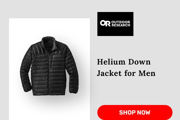 Helium Down Jacket for Men - SHOP NOW