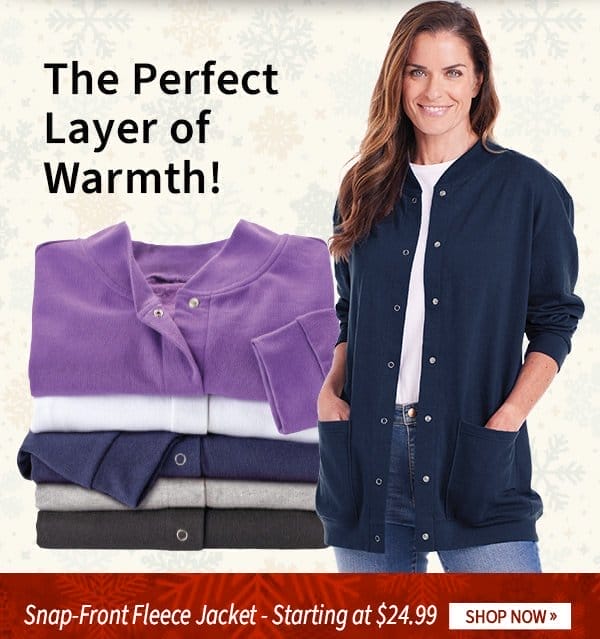 Snap-Front Fleece Jacket