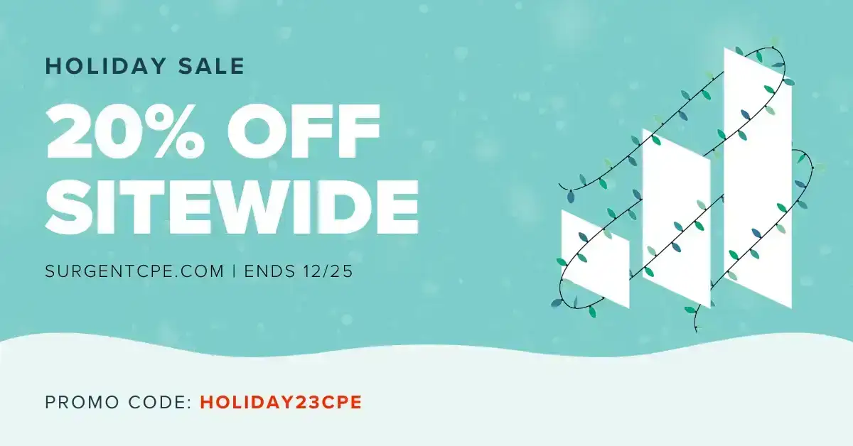 SURGENTCPE 2023 HOLIDAY SALE- 20 OFF 