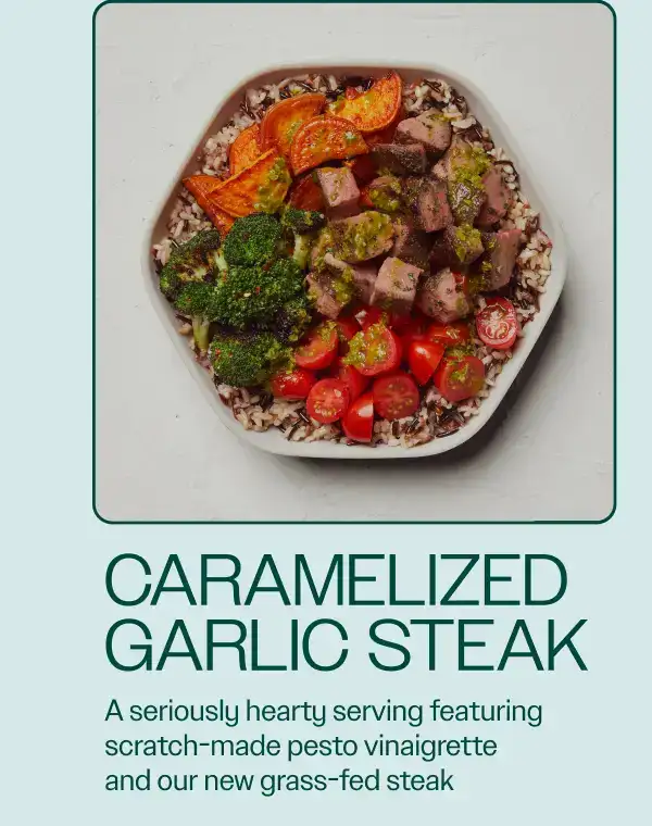 Caramelized Garlic Steak