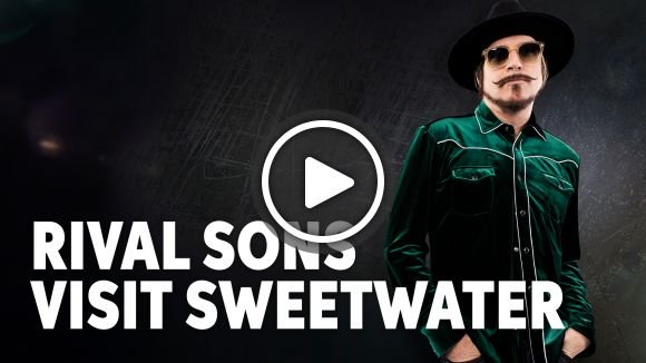 Video: Rival Sons Guitarist Scott Holiday Tours Sweetwater's Guitar Gallery