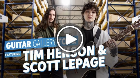Video: Polyphia's Tim Henson & Scott LePage Explore Sweetwater's Guitar Gallery