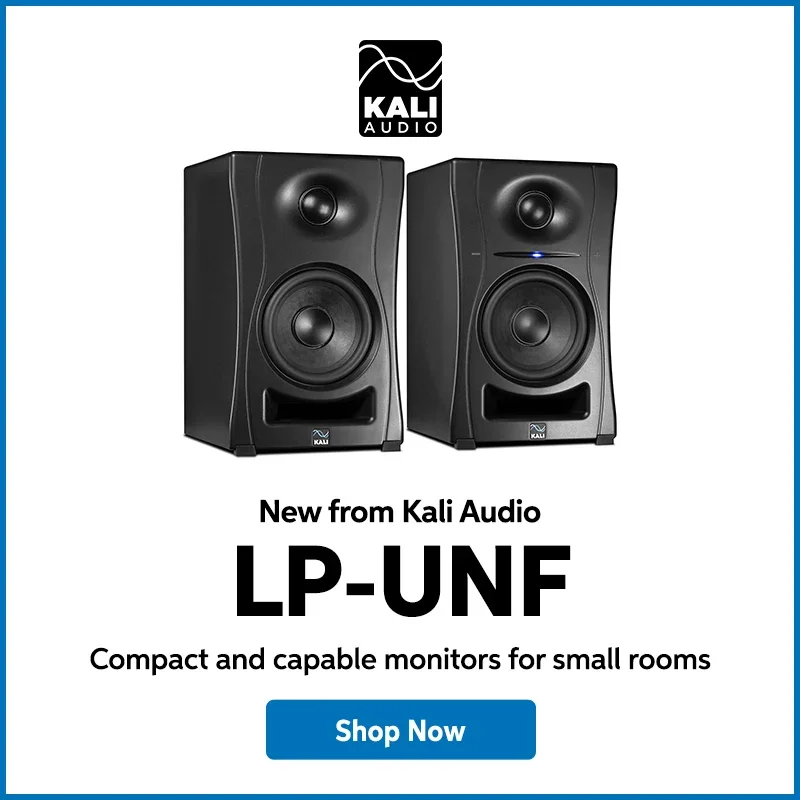 New from Kali Audio: LP-UNF. Compact and capable monitors for small rooms. Shop now.