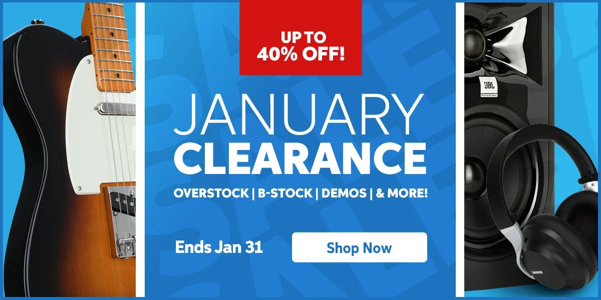 January Clearance: Up to 40% off! Overstock, B-stock, demos & more! Ends January 31. Shop now.